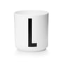 Design Letters - AJ Porcelain Cup L, white