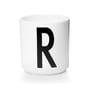 Design Letters - AJ Porcelain Cup R, white