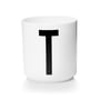 Design Letters - AJ Porcelain Cup T, white