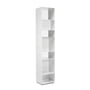 Müller möbelfabrikation - Unit 1 shelf vertical, silk matt signal white (ral 9003)