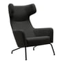 Softline - Havana wing chair, black frame / dark gray vision (439)