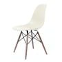 Vitra - Eames Plastic Side Chair DSW (h 43 cm), dark maple / cream, black felt glides
