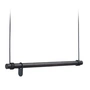 Lind DNA - Swing Hanging wardrobe M (80 cm), oak black / leather black