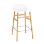 Normann Copenhagen - Form Bar Stool 65 cm, oak frame / white
