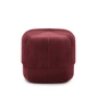 Normann Copenhagen - Circus Pouf small, dark red velour
