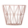 ferm Living - Wire Basket Medium, rose