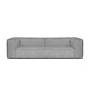 HAY - Mags Soft Sofa 2.5-seater, combination 1, light gray ( Hallingdal 130) / seams: dark gray (EU)