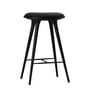 Mater - Bar stool, beech dark stain / Sierra black