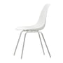 Vitra - Eames Plastic Side Chair DSX, chrome-plated / white (white plastic glides)