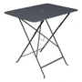 Fermob - Bistro Folding table, rectangular, 77 x 57 cm, anthracite