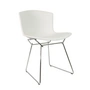 Knoll - Bertoia Plastic chair, chrome / white