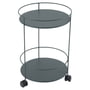 Fermob - Guéridons side trolley on casters, thunder gray
