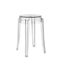 Kartell - Charles Ghost Stool H 46 cm, crystal clear