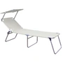 Fiam - Amigo Fourty-Sun Three-leg Lounger with Sunshade, white