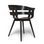Design House Stockholm - Wick Chair Wood, black oak