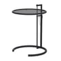 ClassiCon - adjustable table E1027, black / smoked glass grey
