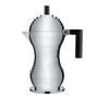 Alessi - Pulcina Espresso maker, 30 cl, silver / black