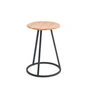 Hartô - Petit Gustave Stool, oak / anthracite gray (RAL 7016)