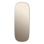 Muuto - Framed Mirror , large, taupe / taupe glass