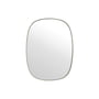 Muuto - Framed Mirror , small, grey / clear glass