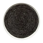 Marimekko - Oiva Räsymatto Plate Ø 25 cm, black / white