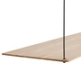 Woud - Shelf board for Stedge Wall shelf 80 cm, oak white pigmented