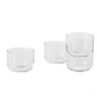 Muuto - Corky Glass (Set of 4), low, clear