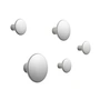 Muuto - Wall hooks "The Dots Metal" set of 5, aluminum