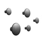 Muuto - Wall hooks "The Dots Metal" set of 5, black