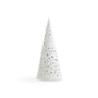 Kähler Design - Nobili tea light candle holder cone, 19 cm / snow white