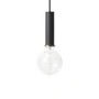 Ferm Living - Socket pendant luminaire high, black