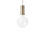 Ferm Living - Low socket pendant luminaire, brass