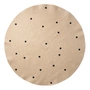 Ferm Living - Jute rug, Black dots, large