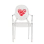 Kartell - Lou Lou Ghost children's chair, transparent / heart