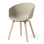 HAY - About A Chair AAC 22, lacquered oak / pastel green 2. 0 (plastic glides)