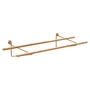 We Do Wood - Shoe Rack mini, oak / brass