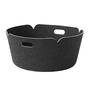 Muuto - Restore Round storage basket, black melange