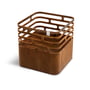 höfats - Cube Fire basket, rust look