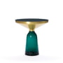 ClassiCon - Bell Side table, brass / emerald green
