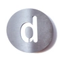 Radius Design - House Number d, white