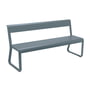 Fermob - Bellevie Bench with backrest, thunder gray