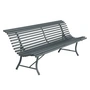 Fermob - Louisiane Bench, 200 cm, thunder gray