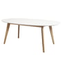 Andersen Furniture - DK10 Extending table oval, oiled oak / white