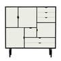 Andersen Furniture - S3 Chest of drawers, walnut oiled/ fronts white