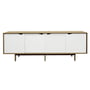 Andersen Furniture - S1 Sideboard, oiled oak / doors white
