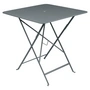 Fermob - Bistro Folding table, 71 x 71 cm, thunder gray
