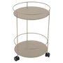 Fermob - Guinguette side trolley on casters, nutmeg