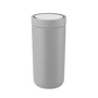 Stelton - To Go Click 0.4 l, double-walled, matt light gray