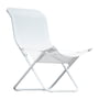 Fiam - Fiesta Easy Chair, aluminum white / white