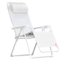 Fiam - Amida Relax lounger, aluminium white / white